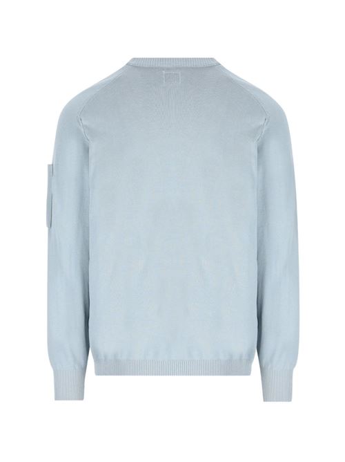 Maglia uomo girocollo celeste CP COMPANY | 20CMKN105A0063230809